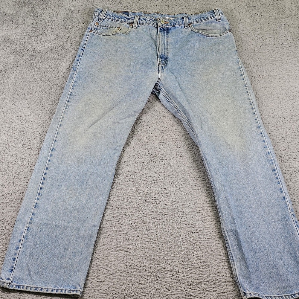 Levis 505 Jeans Mens‎ 40x32Blue Regular Fit Straight Leg Denim Classic 90s